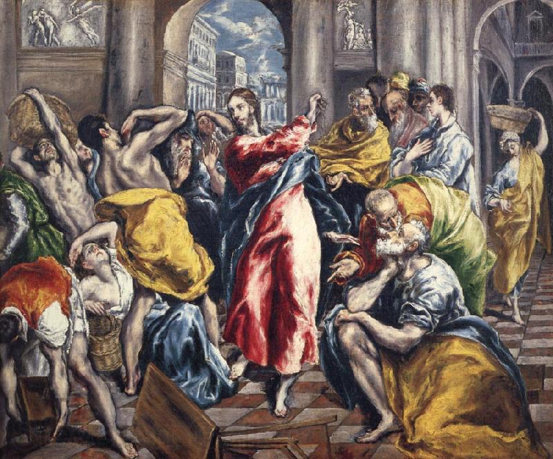 El Greco The Purification of the temple